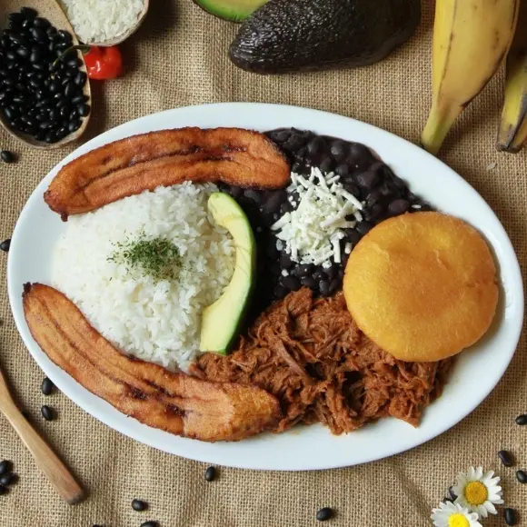 Pabellón criollo - El Rincón de la Abuela Venezolana