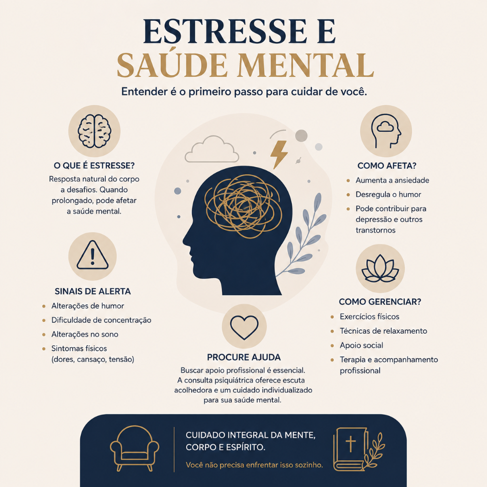 A relação entre estresse e doenças mentais: o que saber